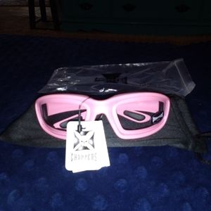 CHOPPERS Motorcycle Glasses NWT Pink Clear